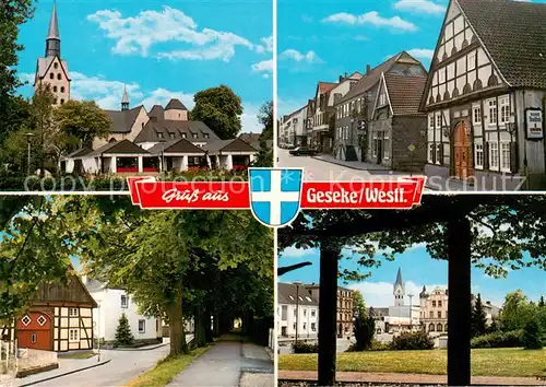 AK / Ansichtskarte  Geseke Kirche Ortspartien Geseke