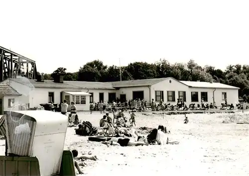 AK / Ansichtskarte  Caputh_Schwielowsee Gaststaette Strandbad 