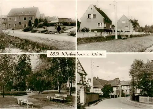 AK / Ansichtskarte  Weissenborn_Bad_Klosterlausnitz Blick zum Rathaus Neubauten Ehrenhain Karl Liebknecht Strasse 