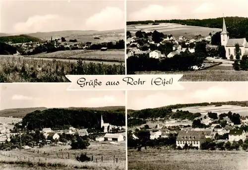 AK / Ansichtskarte  Rohr_Eifel Panorama Kirche Teilansichten Rohr_Eifel