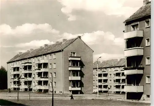 AK / Ansichtskarte  Hettstedt Wohnsiedlung OT Schild Hettstedt