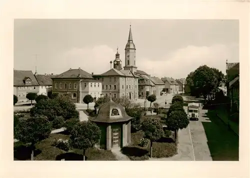 AK / Ansichtskarte 73871224 Buergel__Thueringen Stadtblick mit Kirche 