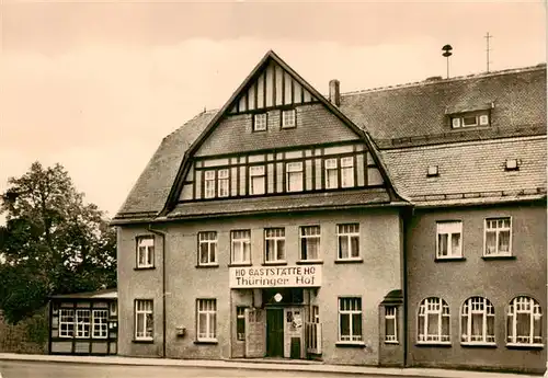 AK / Ansichtskarte  Weissenborn_Bad_Klosterlausnitz HO Gaststaette Thueringer Hof 