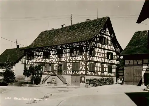 AK / Ansichtskarte  Marthalen_ZH Riegelhaus 