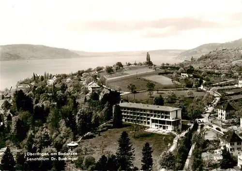 AK / Ansichtskarte  ueberlingen_Bodensee Sanatorium Dr Buchinger Fliegeraufnahme ueberlingen Bodensee