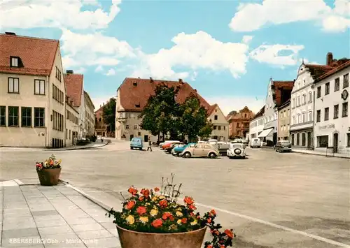 AK / Ansichtskarte  Ebersberg_Oberbayern Marienplatz Ebersberg Oberbayern