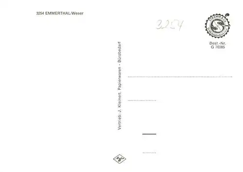 AK / Ansichtskarte  Emmerthal_Niedersachsen Weserpartie Panorama Emmerthal Niedersachsen