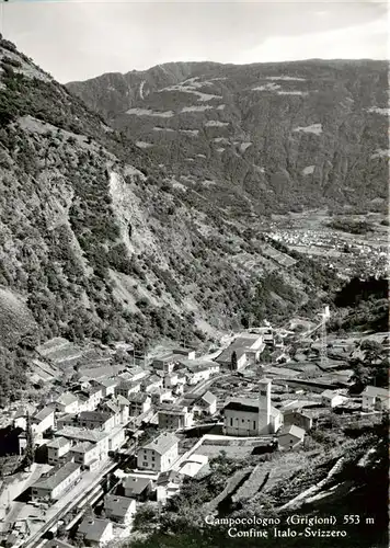 AK / Ansichtskarte  Campocologno_GR Confine Italo Svizzero 