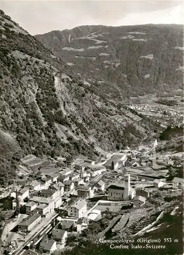AK / Ansichtskarte  Campocologno_GR Confine Italo Svizzero 