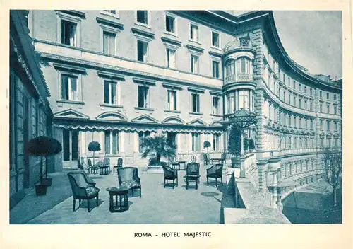 AK / Ansichtskarte 73871263 Roma__Rom_IT Hotel Majestic 