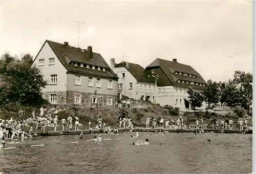 AK / Ansichtskarte  Deutscheinsiedel_Deutschneudorf Betriebsferienheim des VEB Braunkohlenkombinat Erich Weiner Freibad 