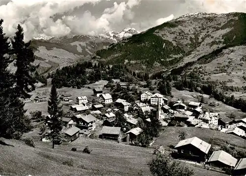 AK / Ansichtskarte  Flond_GR Panorama Buendner Oberland 