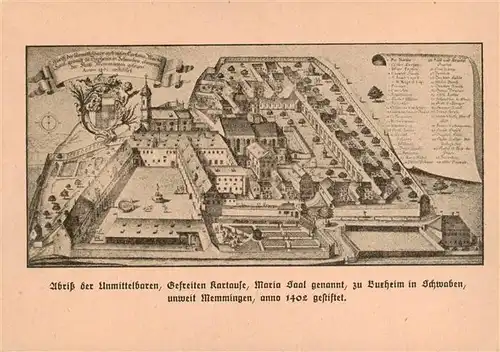 AK / Ansichtskarte 73871334 Buxheim_Iller_Memmingen_Schwaben_Bayern Abriss der Unmittelbaren Gefreiten Kartause Maria Saal genannt Progymnasium der Salesianer Marianum 