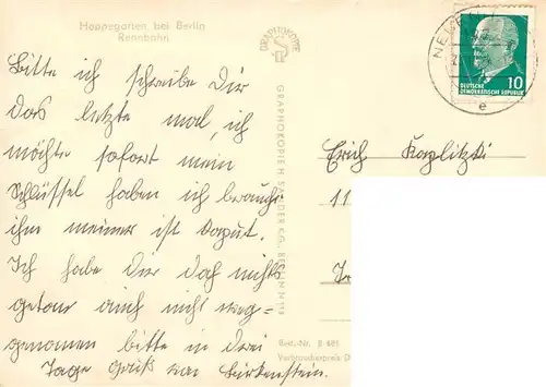 AK / Ansichtskarte  Hoppengarten Pferderennbahn Hoppengarten