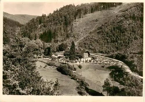 AK / Ansichtskarte 73871350 Baden-Baden Waldhotel Fischkultur Panorama Baden-Baden