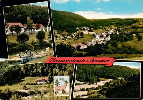 AK / Ansichtskarte  Krausenbach_Dammbach Teilansichten Panorama