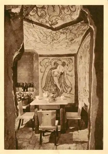 AK / Ansichtskarte  Locarno_Lago_Maggiore_TI Albergo Americana Caverna degli Dei 