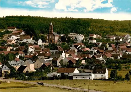 AK / Ansichtskarte  Ellar_Limburg_Lahn Ortsansicht mit Kirche Ellar_Limburg_Lahn