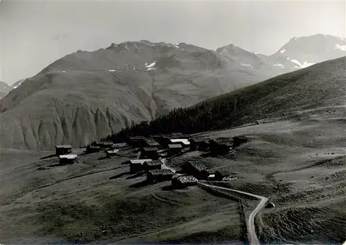 AK / Ansichtskarte  Medergen_Arosa_GR Fliegeraufnahme 