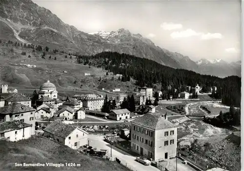 AK / Ansichtskarte  San_Bernardino_1630m_Moesa_GR Villaggio Panorama 