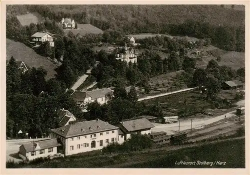 AK / Ansichtskarte  Stolberg_Harz Fliegeraufnahme Stolberg Harz