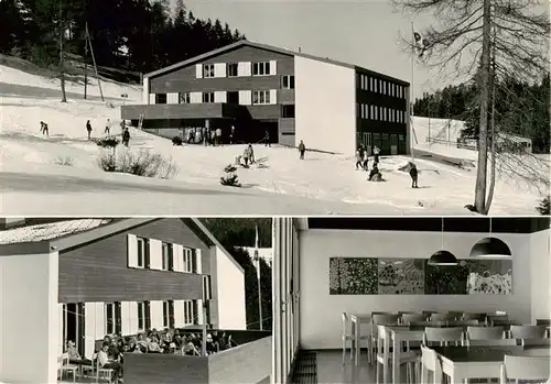 AK / Ansichtskarte  Lenzerheide_GR Rapperswiler Ferienhaus Terrasse Gastraum Lenzerheide GR