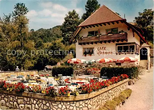 AK / Ansichtskarte  Altsimonswald Cafe Maerchengarten Terrasse Altsimonswald