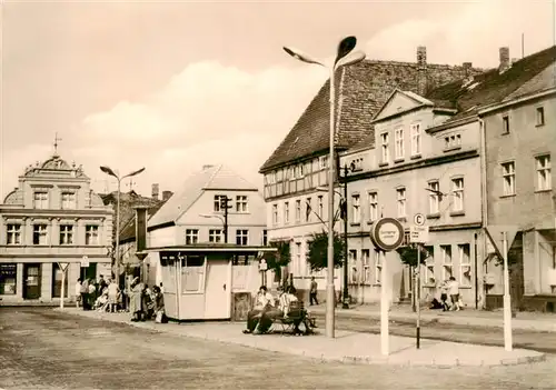 AK / Ansichtskarte  Ueckermuende_Mecklenburg_Vorpommern Karl Marx Platz Ueckermuende_Mecklenburg