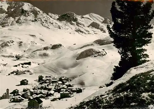 AK / Ansichtskarte  Bivio Panorama mit Septimerpass Bivio