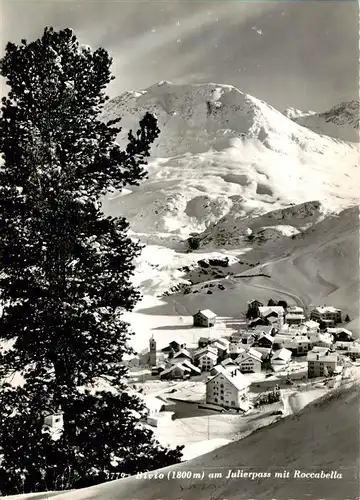 AK / Ansichtskarte  Bivio Am Julierpass mit Roccabella Bivio