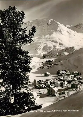 AK / Ansichtskarte  Bivio am Julierpass mit Roccabella Bivio