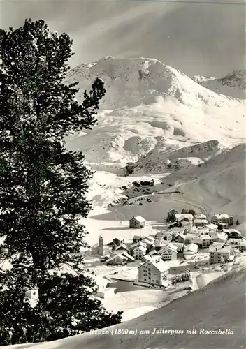 AK / Ansichtskarte  Bivio am Julierpass mit Roccabella Bivio