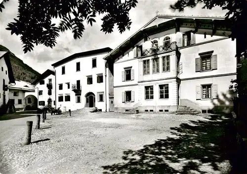 AK / Ansichtskarte  Bever_Maloja_GR Dorfpartie mit Rorschacher Ferienheim 