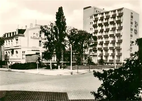 AK / Ansichtskarte  Rostock HOG Bahnhofs Hotel 