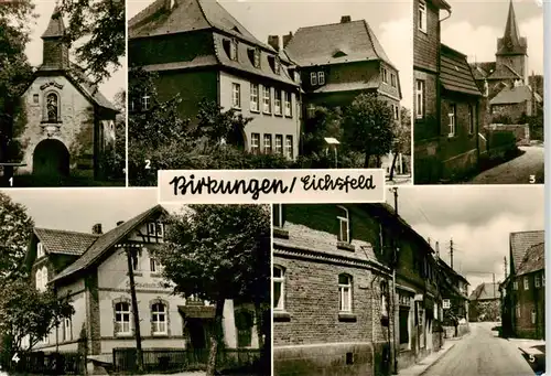 AK / Ansichtskarte  Birkungen_Eichsfeld Kapelle Polytechn Oberschule Schulzengasse Schwesternhaus Johannesstrasse 