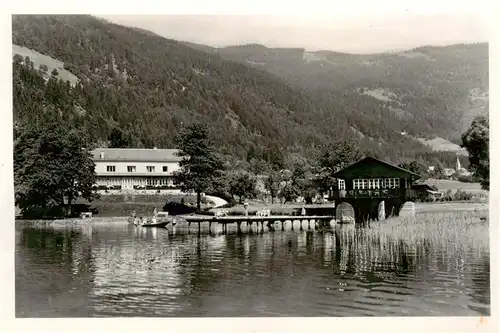 AK / Ansichtskarte  St_Urban_Kaernten_AT Eisenbahner Sport- und Erholungsheim am Ossiacher See 