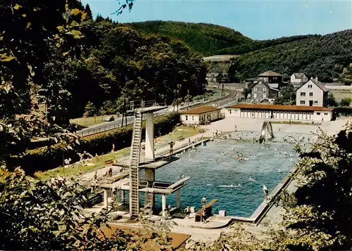 AK / Ansichtskarte  Wehbach Freibad Wehbach