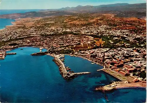 AK / Ansichtskarte  Rhodos_Rhodes_aegaeis Gesamtansicht Hafen Rhodos_Rhodes_aegaeis