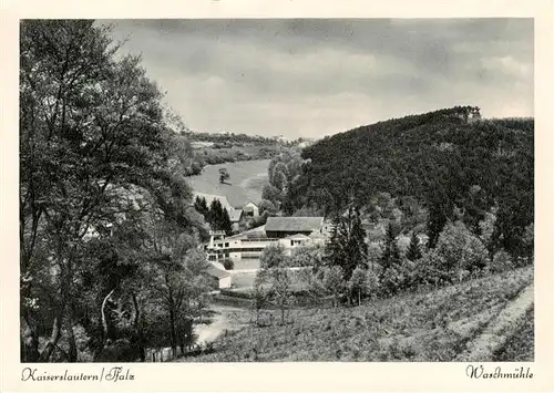 AK / Ansichtskarte 73871773 Kaiserslautern Panorama Blick zur Waschmuehle Kupfertiefdruck Kaiserslautern