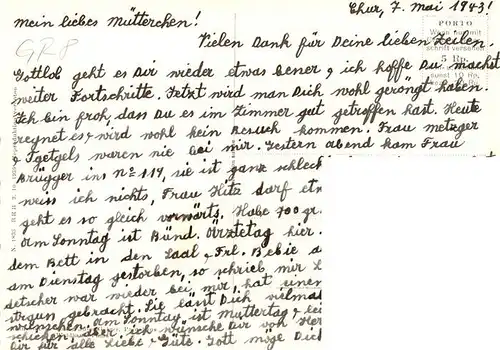 AK / Ansichtskarte  Chur_GR Kantons- und Regionalspital Chur_GR