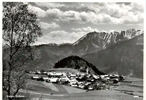 AK / Ansichtskarte  Falera_Fellers_GR Panorama Bergdorf Alpen 