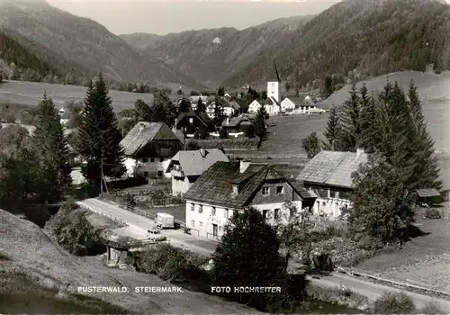 AK / Ansichtskarte 73871817 Pusterwald_Steiermark_AT Ortsansicht mit Kirche 