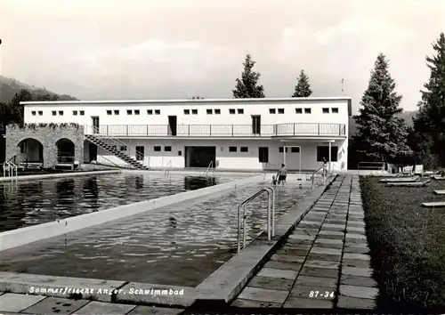 AK / Ansichtskarte  Anger_Steiermark Schwimmbad Sommerfrische Anger_Steiermark