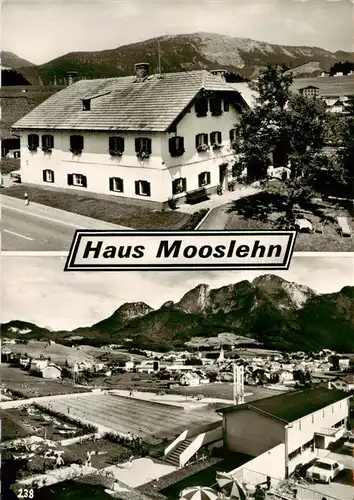 AK / Ansichtskarte 73871826 Abtenau_AT Haus Mooslehn Gaestehaus Pension Freibad Panorama 