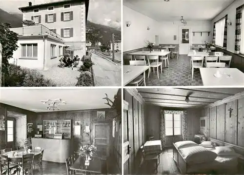 AK / Ansichtskarte  Sant_Antonio_Poschiavo Ristorante Pensione Zanolari 