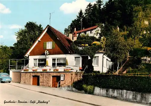 AK / Ansichtskarte  Murrhardt Gasthaus Pension Café Riesberg Murrhardt