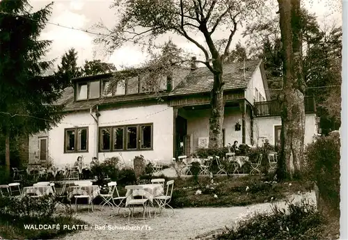 AK / Ansichtskarte  Bad_Schwalbach Waldcafé Platte Terrasse Bad_Schwalbach