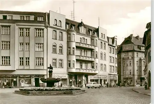 AK / Ansichtskarte  Halle_Saale Eselsbrunnen auf dem Alten Markt Halle_Saale