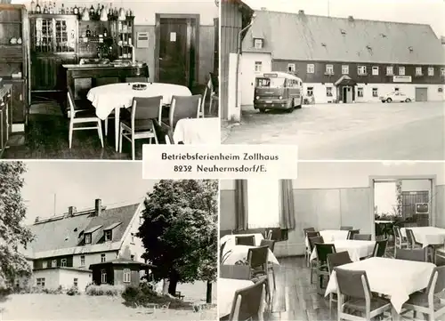 AK / Ansichtskarte  Neuhermsdorf_Hermsdorf_Osterzgebirge Betriebsferienheim Zollhaus Gastraeume 