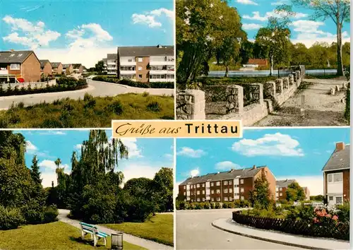 AK / Ansichtskarte 73871878 Trittau Wohnsiedlung Hochhaeuser Parkanlagen Trittau